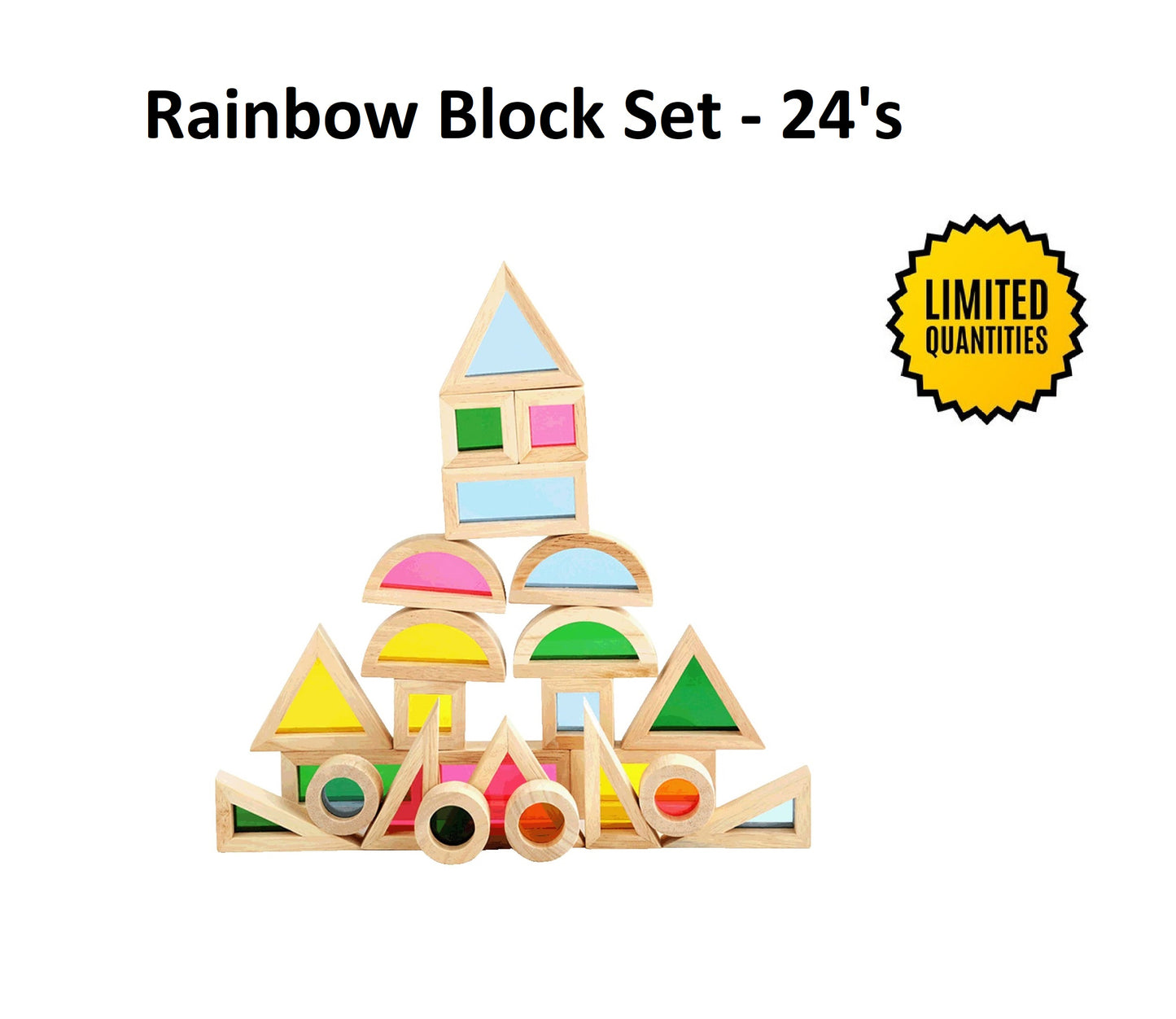 Rainbow Block Set - 24's