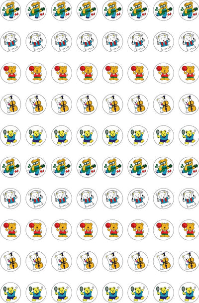 Glitter Teddy - Dynamic Glitz Merit Stickers (Pack of 800)