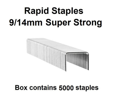 Staples - 9/14mm - Box of 5000
