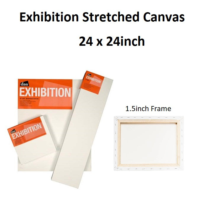 24 x 24 inch - Exhibition Stretched Canvas 1.5 inch