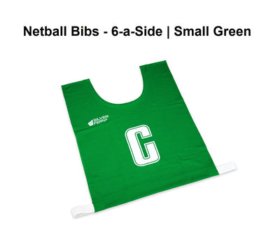 Netball Bibs - 6-a-Side | Small Green