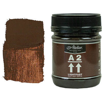 Burnt Umber 250ml - Chroma A2 Acrylic Paint