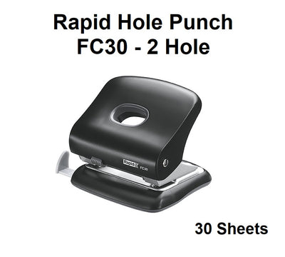 Rapid Office Hole Punch - 2 Hole 30 Sheet