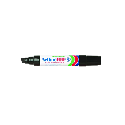 Black - Artline 100 Jumbo Markers - Chisel Tip