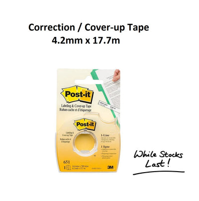 Post It Correction And Cover Up Tape