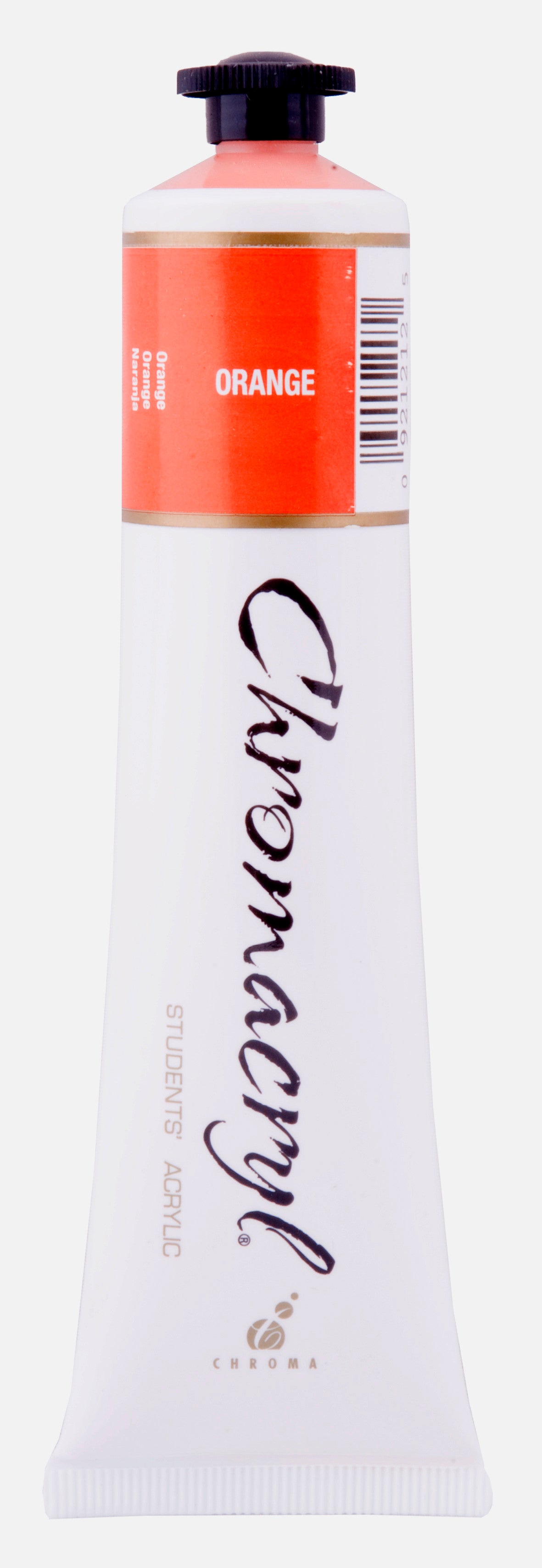 Orange 75ml - Chromacryl Acrylic Paint