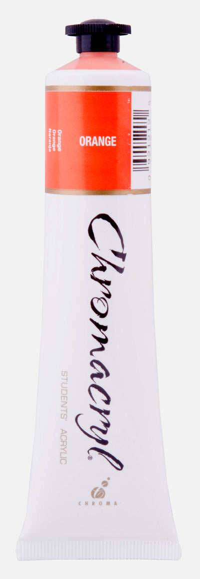 Orange 75ml - Chromacryl Acrylic Paint