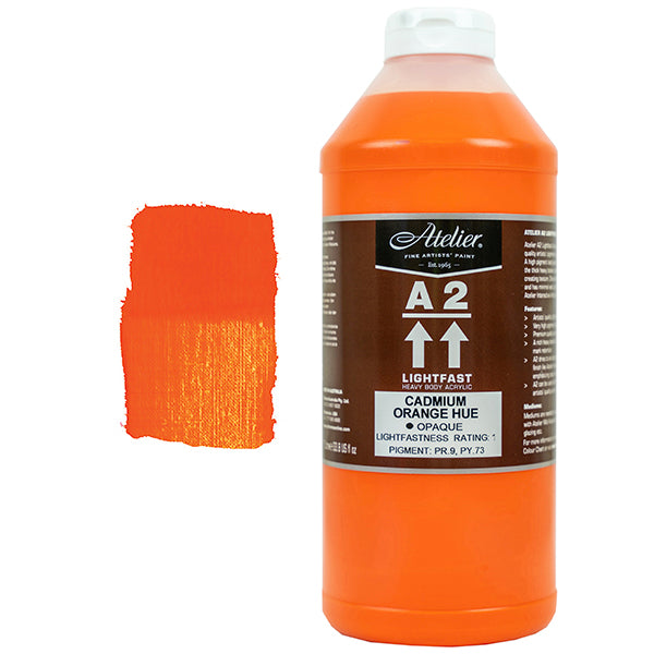 Cadmium Orange 1L - Chroma A2 Acrylic Paint