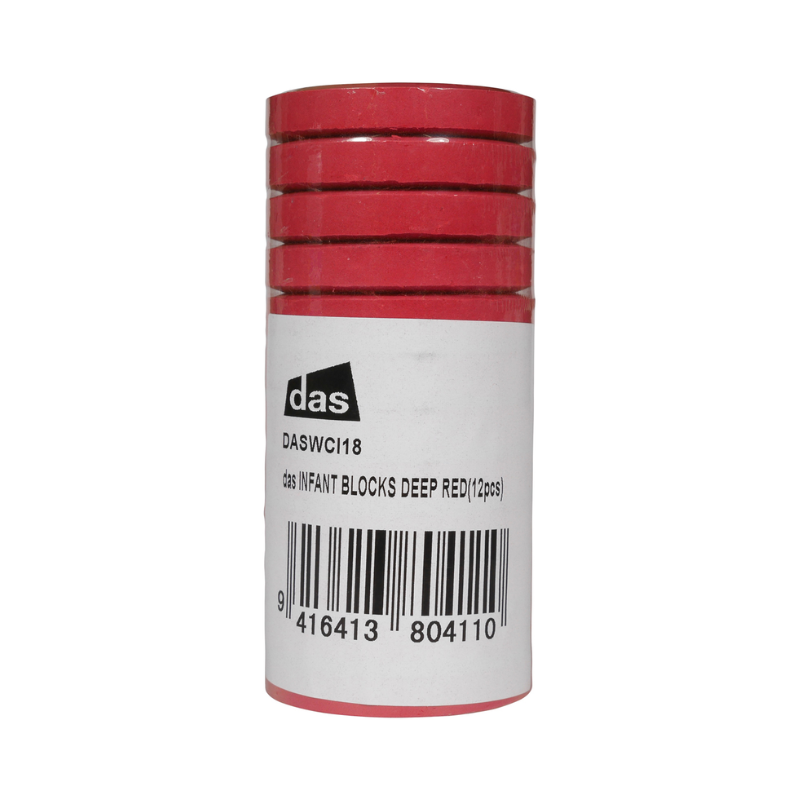 Deep Red 12's - Tempera Blocks Infant (Small)