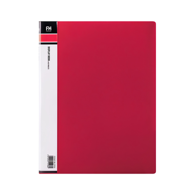 Red - A4 Clearfile 60 Page