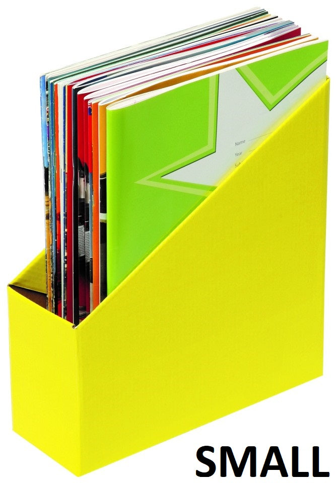Small Yellow - Book Boxes (Pack of 5)