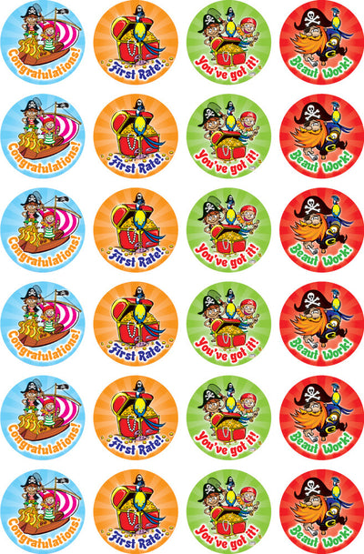 Pirates - Merit Stickers (Pack of 96)