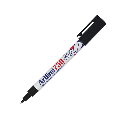 Black - Artline 750 Laundry Marker 1.2mm