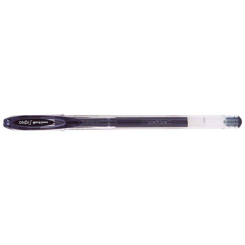 Uni Signo Gel Pen 0.7mm - Capped - Black