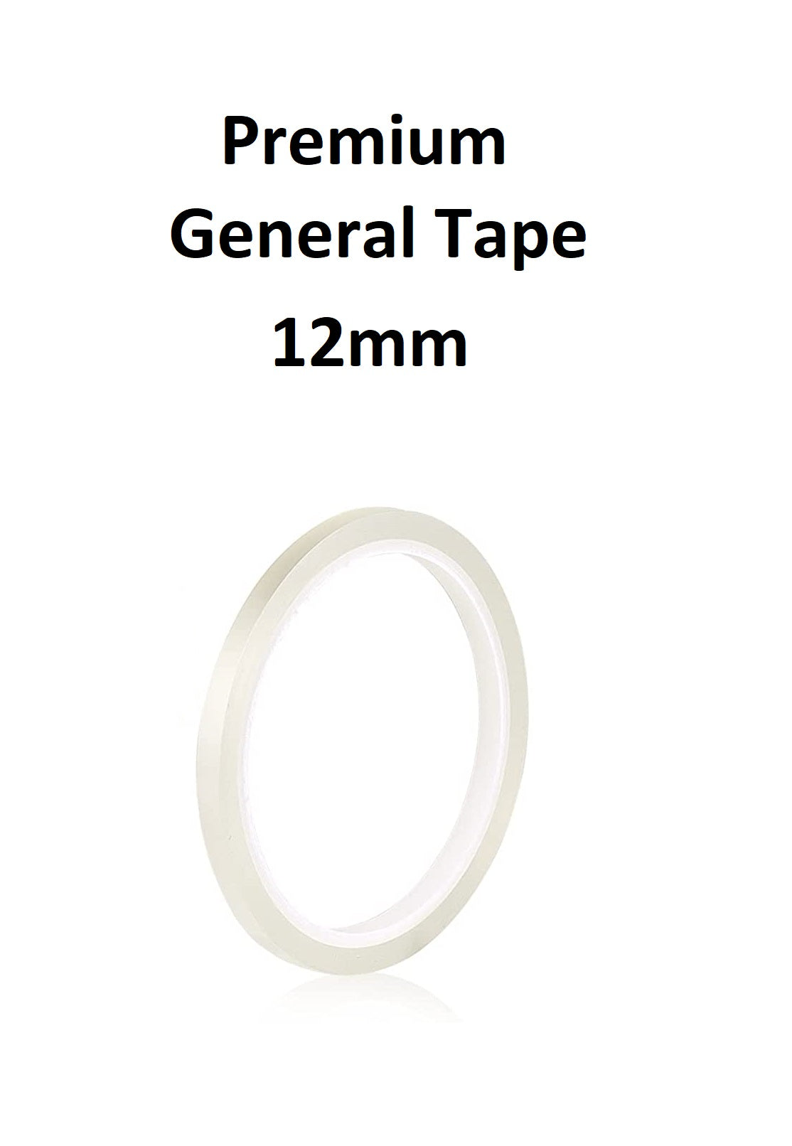 Premium General Clear Tape - 12mm x 75m