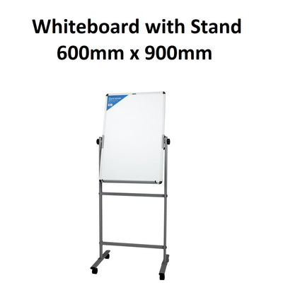 Portrait Whiteboard with Stand - 600mm x 900mm
