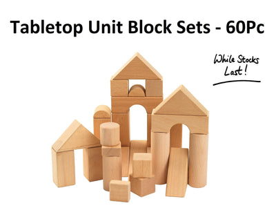Tabletop Unit Block Sets - 60Pc