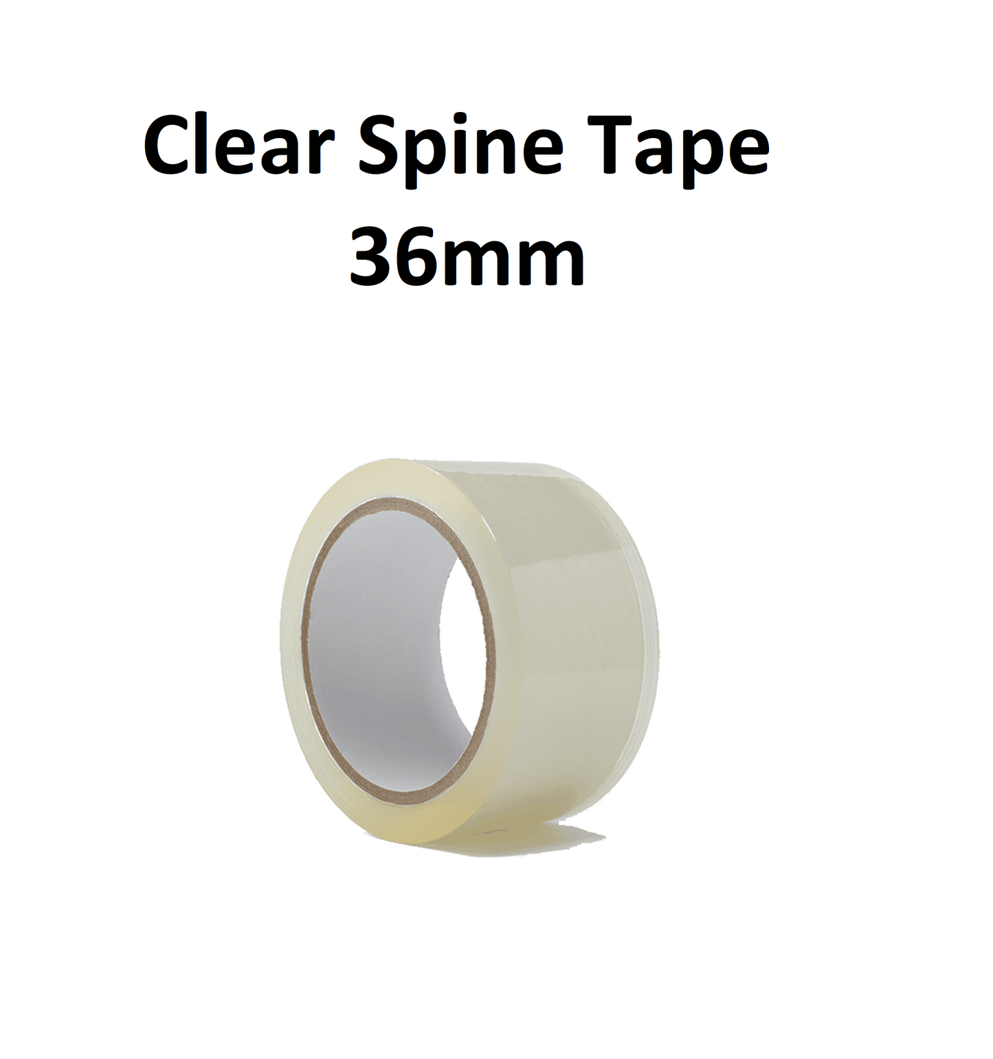 Clear Spine Tape - 36mm x 50m