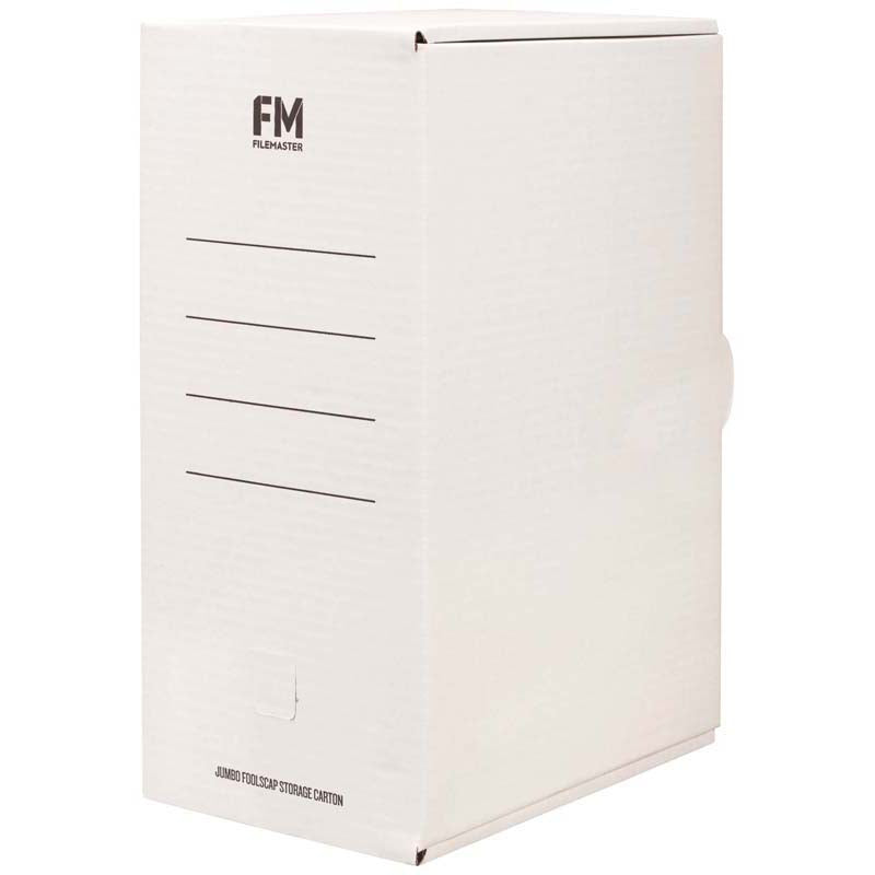 White - Jumbo Storage Box (File Box)