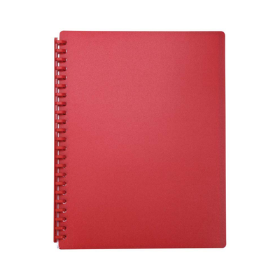 Red - A4 Refillable Clearfile 20 Pocket