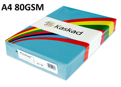 A4 Peacock Blue - Kaskad 80gsm 500 Sheets