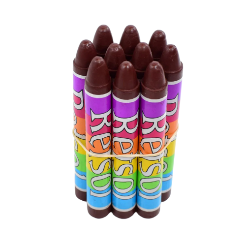 Retsol Soft Wax Crayon - Brown 10's