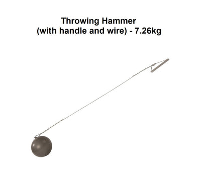 Throwing Hammer (with handle and wire) - 7.26kg