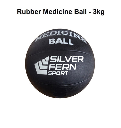 Rubber Medicine Ball - 3kg