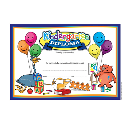 Kindergarten Diploma - Certificates (Pack of 200)