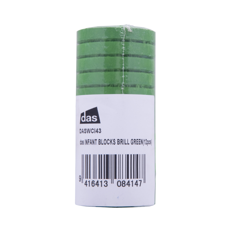 Brilliant Green 12's - Tempera Blocks Infant (Small)