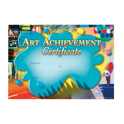 Art Achievement - Certificates (Pack of 200)