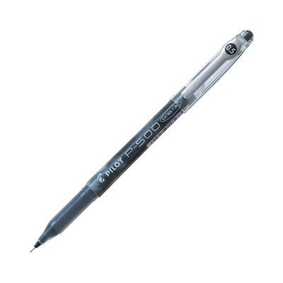 Black - Pilot P500 Gel Pen - Extra Fine Tip