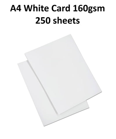 A4 White Card 160gsm (250 sheets)