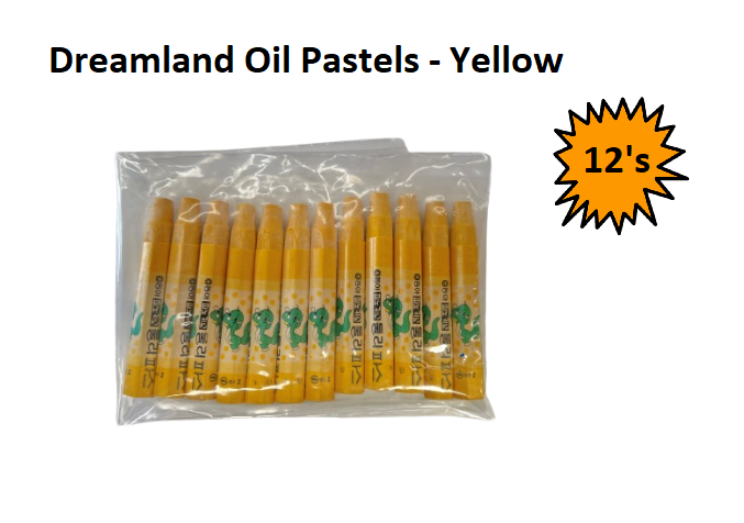 Dreamland Oil Pastels - Large 12's - Yellow