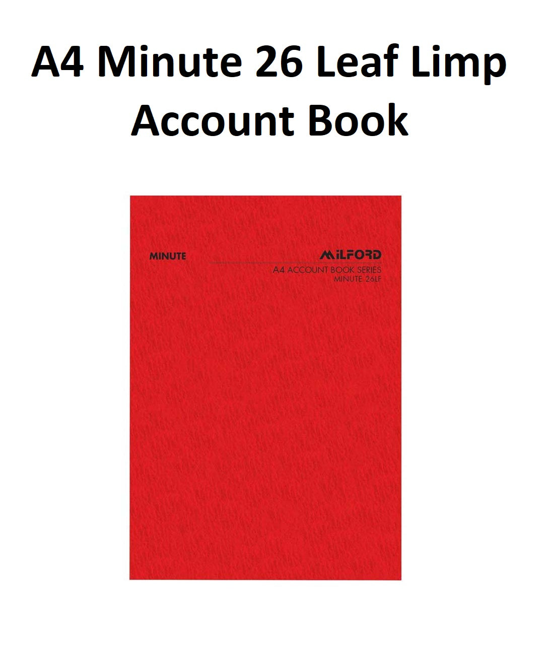Minute Book - Soft Cover A4