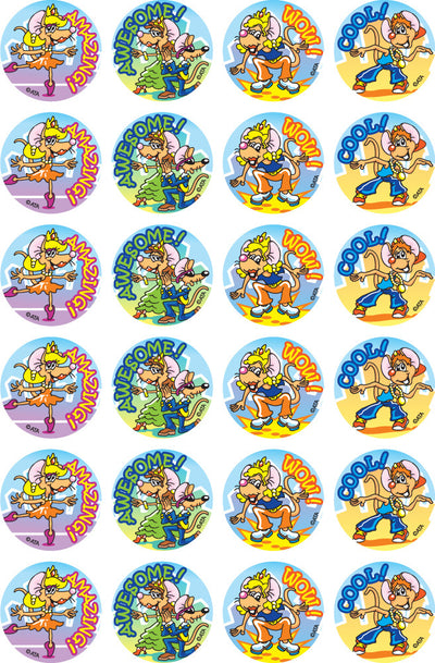 Dancing Mice - Merit Stickers (Pack of 96)