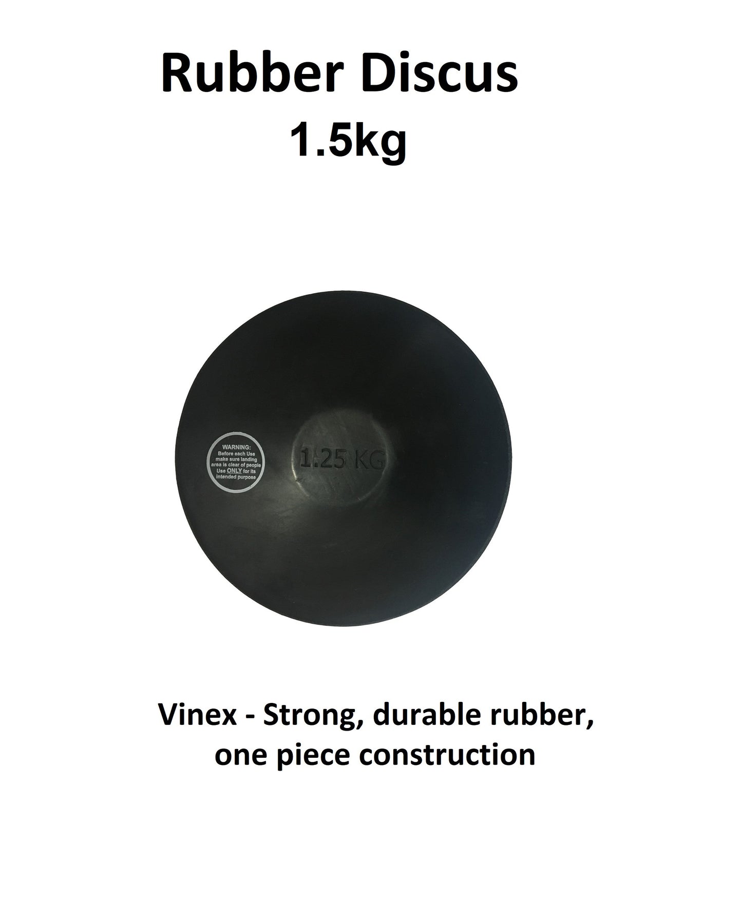Rubber Discus - 1.5kg