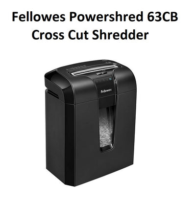 Fellowes 63Cb Cross Cut Shredder