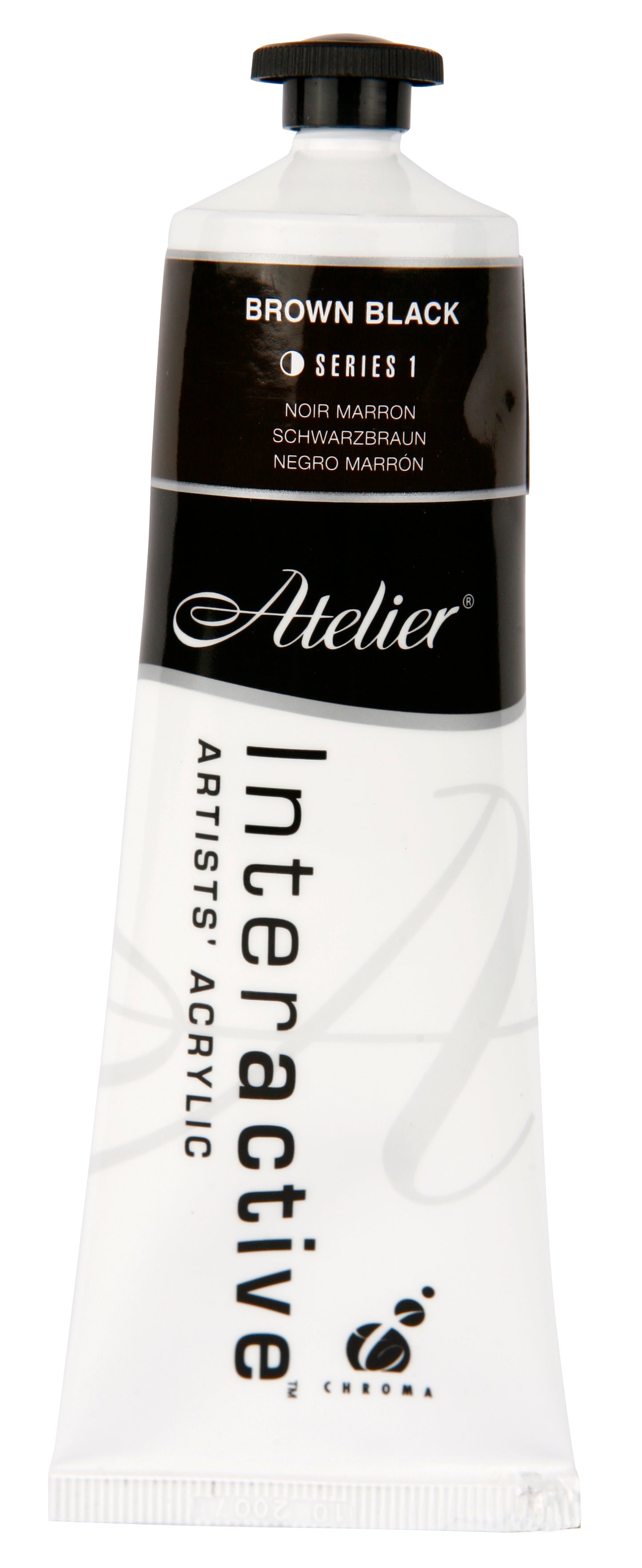 Brown Black 80ml - Atelier Acrylic Paint S1