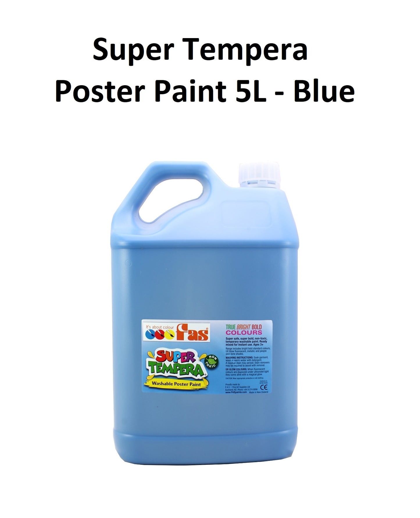 Blue 5L - FAS Super Tempera Poster Paint