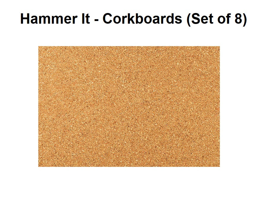 Hammer It - Corkboards (Set of 8)