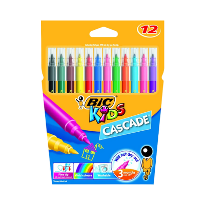 Bic Cascade Felts - Pack of 12