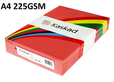 A4 Robin Red - Kaskad 225gsm 100 sheets
