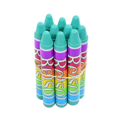 Retsol Soft Wax Crayon - Turquoise 10's