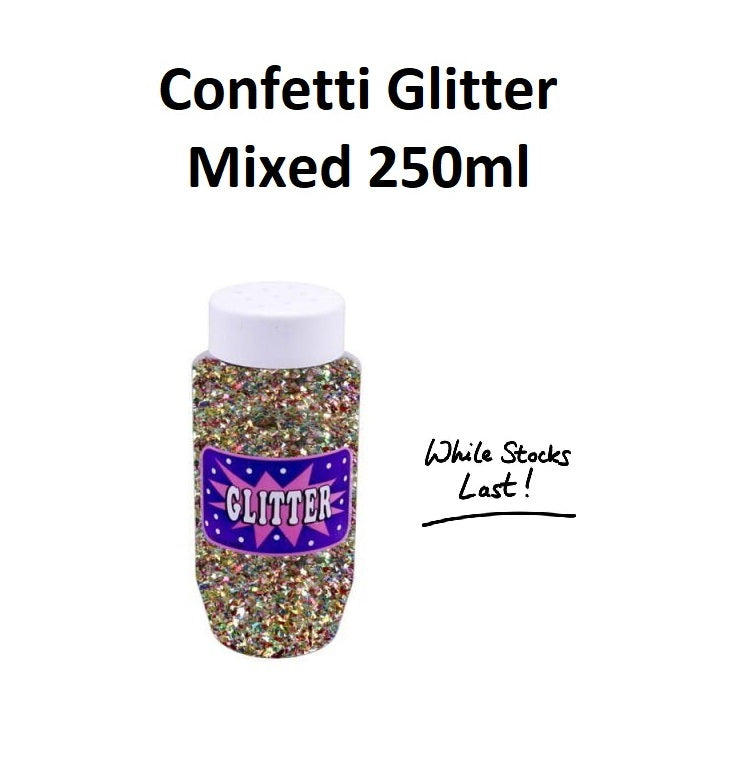 Mixed 250ml - Confetti Glitter