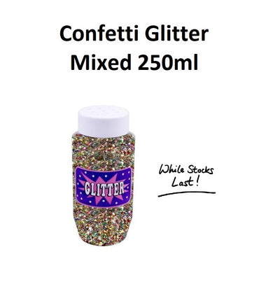 Mixed 250ml - Confetti Glitter