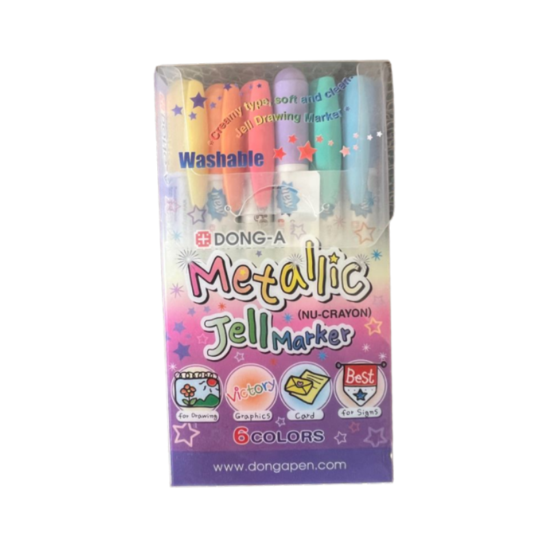 Gel Pen - Assorted Metallic (Set of 6)