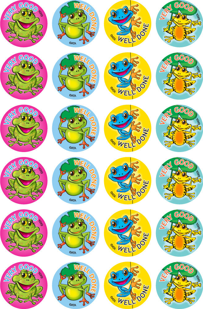 Frogs - Merit Stickers (Pack of 96)