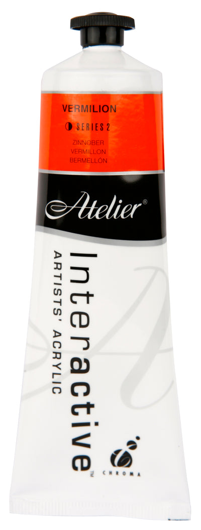 Vermillion 80ml - Atelier Acrylic Paint S2