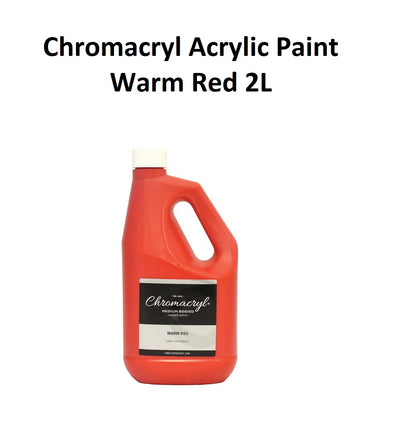 Warm Red 2L - Chromacryl Acrylic Paint